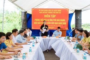 Xã Xuân Hồng tổ chức thành công cuộc diễn tập phòng thủ dân sự năm 2026