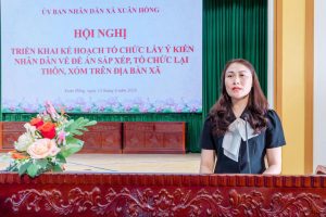XÃ XUÂN HỒNG TRIỂN KHAI KẾ HOẠCH LẤY Ý KIẾN NHÂN DÂN VỀ ĐỀ ÁN SẮP XẾP, TỔ CHỨC LẠI THÔN, XÓM NĂM 2026